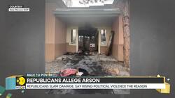 Republican Party's New Mexico headquarter set on fire, walls graffitied News Clip