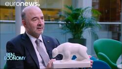 Real Stuff: European Commissioner Moscovici & His Shiny Bear News Clip