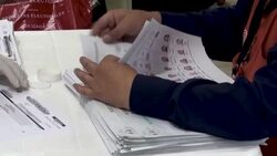 CLEAN : Police, military guard Ecuador electoral office as vote count continues News Clip