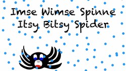 Imse Wimse Spinne (Itsy Bitsy Spider in German) - Deutsch lernen Instructional Video