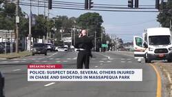 Nassau PD: Suspect killed in shootout, several injured in chase from Queens to Massapequa Park News Clip