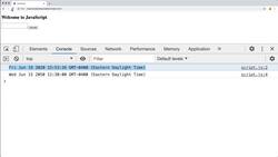 Modern Web Design with HTML5, CSS3, and JavaScript - Writing the Date in JavaScript and Updating the Date Object Instructional Video