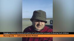 French protesters demand extradition of retired priest accused of abusing Inuit children News Clip