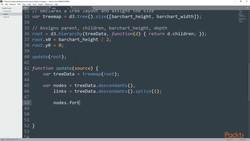 Learning D3.JS 5.0 9.3: Drawing a Path Between Two Points Instructional Video