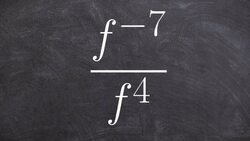 How to simplify an expression using division property of exponents Instructional Video