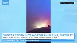 Winter Storm Slams Parts of Northern Plains, Midwest News Clip