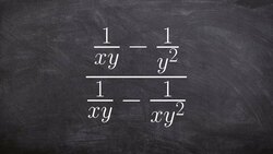 Simplifying complex fractions Instructional Video