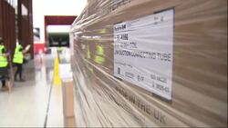 New equipment and partially completed wards in NHS Nightingale hospital News Clip