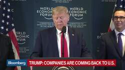 Trump Says WTO Has Been Unfair to U.S., Will Work With Azevedo News Clip