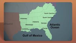 Geography of the Southeast United States Instructional Video