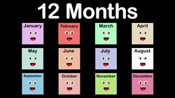 Months of the Year Song/12 Months of the Year Song/Calendar Song Instructional Video