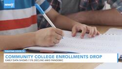 Community College Fall Enrollments Drop Amid Pandemic News Clip