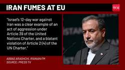 Abbas Araghchi Fumes At EU Nations For Backing US-Israeli Aggression Against Iran | Mid-East Crisis News Clip