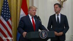 Trump Says U.S. Navy Shot Down Iranian Drone Near Strait of Hormuz News Clip