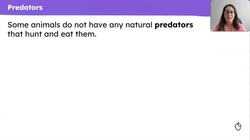 Predators and prey in a food chain Instructional Video