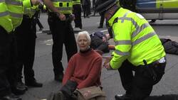 Further Extinction Rebellion arrests in London News Clip