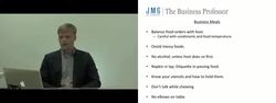 Business Meals - Business Etiquette Instructional Video