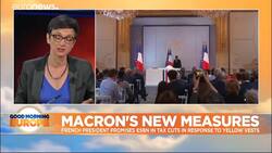 Mixed reactions after Emmanuel Macron promises €5bn in tax cuts News Clip
