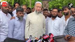 “Will have to bear brunt…” Asaduddin Owaisi on arrest of AIMIM Bodhan Councillors and party workers News Clip