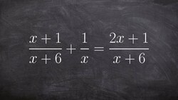 Solving a rational Equation Instructional Video