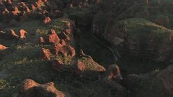 Aerial of the Bungle Bungle Range, Purnululu National Park, Australia Stock Footage