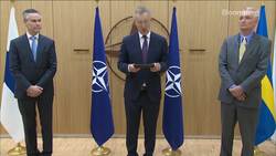 Finland, Sweden Submit Applications to Join NATO News Clip