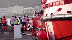 Migrants rescued from small boat News Clip