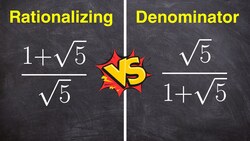 What's the difference in rationalizing the denominator Instructional Video