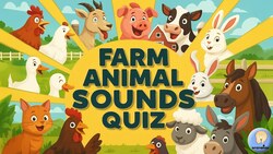 Farm Animal Sounds Game and Quiz Instructional Video