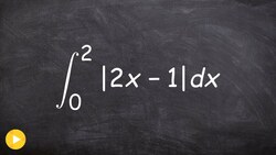 How to evaluate the definite integral with absolute value Instructional Video