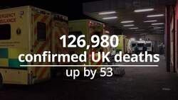 Coronavirus in numbers: UK deaths rise by 53 News Clip