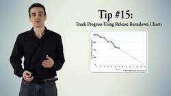 Agile Project Management - Tip #15: Track Progress Using Release Burndown Charts Instructional Video
