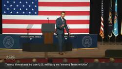Trump decries 'enemy from within,' threatens to train military in U.S. cities News Clip