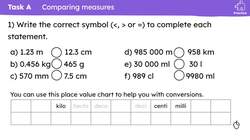 Securing understanding of ordering and comparing numbers Instructional Video