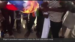 Niger president seen in photo for 1st time since coup News Clip
