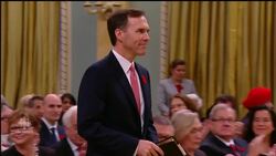 Trudeau's first day as prime minister News Clip