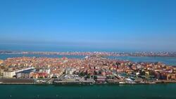 Drone Discovers Chioggia: Italy’s 'Little Venice' Stock Footage