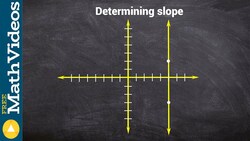 Determining undefined slope from a graph positive Instructional Video