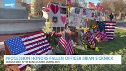 Procession Honors Fallen Officer Brian Sicknick News Clip