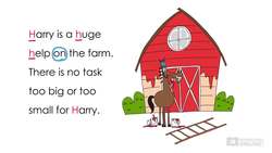 A Fun Phonics Series: Harry Lends A Helping Hand Instructional Video