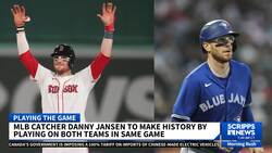 Explaining how an MLB catcher was able to play for both teams in the same game News Clip