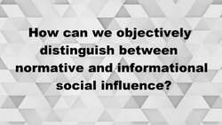 Normative and Informational Social Influence - Social Influence - Psychology A-Level Revision Tool Instructional Video