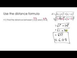 Distance Formula 1 Instructional Video