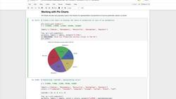 Data Analytics using Python Visualizations - Drawing Pie Charts Instructional Video
