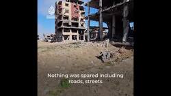 Destruction left behind by Israeli forces in Gaza’s Jabalia area News Clip