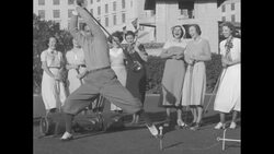 Trick golf shots by golfer Joe Kirkwood at Miami-Biltmore Club in Coral Gables, FL News Clip