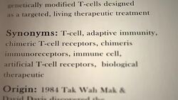 CAR-T Definition Stock Footage