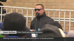 Fisheries protest in N.L. turns violent, delays budget News Clip