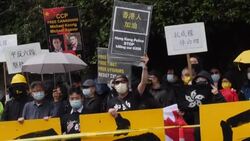 CLEAN : Protesters in Vancouver hold vigil on Tiananmen Square crackdown anniversary News Clip