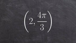 Converting a point from polar to rectangular Instructional Video